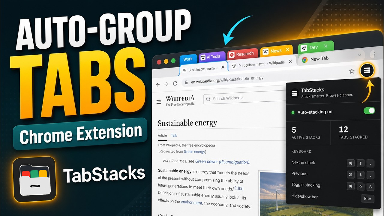 TabStacks demo video thumbnail